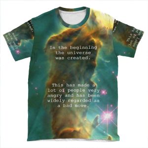 Hitchhiker's Guide Quote AOP T-shirt Tee