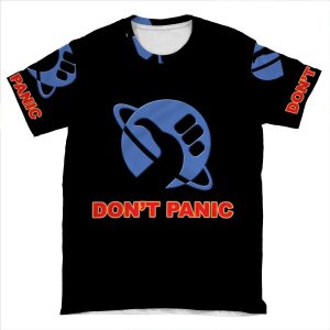 Hitchhiker's Guide To The Galaxy AOP T-shirt Tee