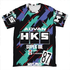 Hks Super Oil Group A R32 AOP T-shirt Tee