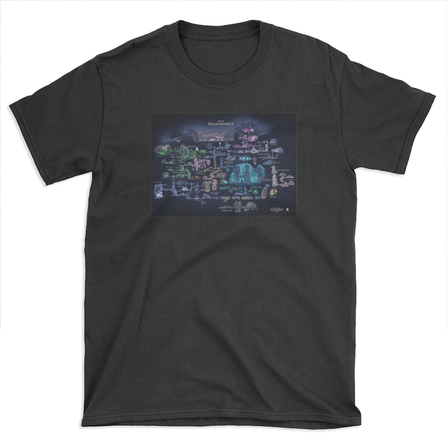 Hollow Knight Map T-shirt Tee