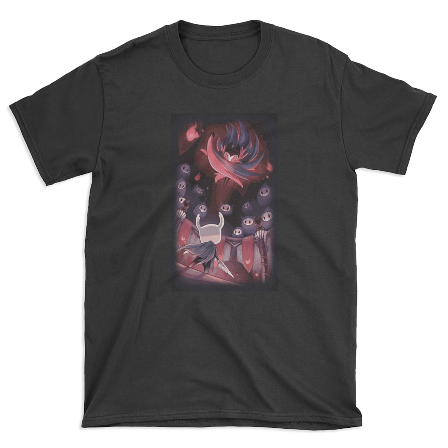 Hollow Knight - The Knight Facing Master Grimm T-shirt Tee