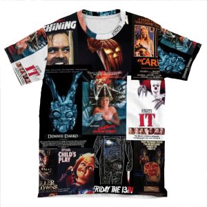 Horror Film Posters Collection - Classics AOP T-shirt Tee