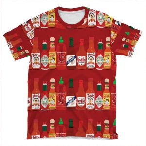 Hot Sauce AOP T-shirt Tee