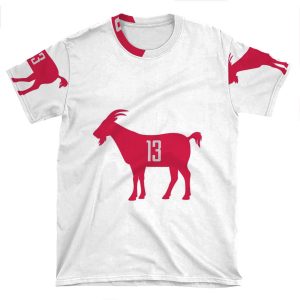 Hou Goat - 13 - White AOP T-shirt Tee