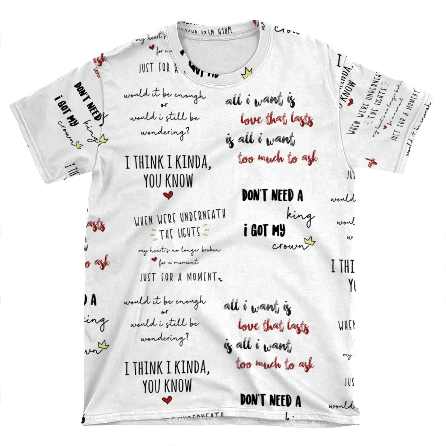 Hsmtmts Sticker Pack AOP T-shirt Tee