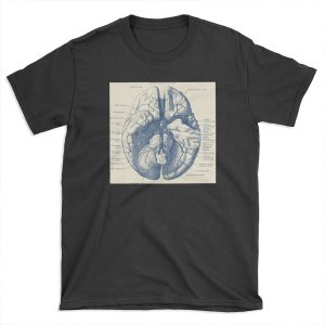 Human Brain Diagram T-shirt Tee
