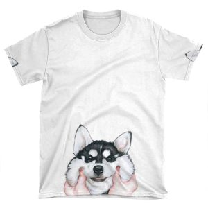 Husky Paint AOP T-shirt Tee