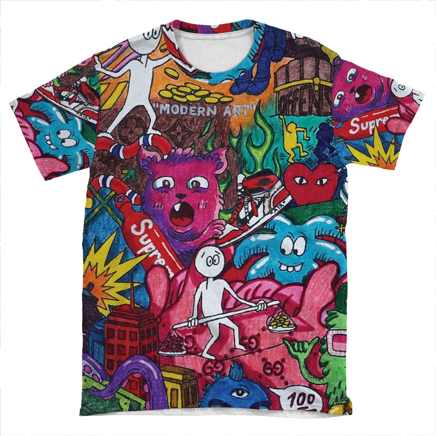 Hypebeast Trends AOP T-shirt Tee