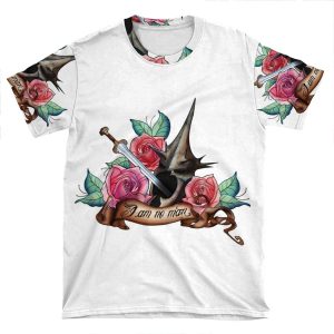 I Am No Man AOP T-shirt Tee