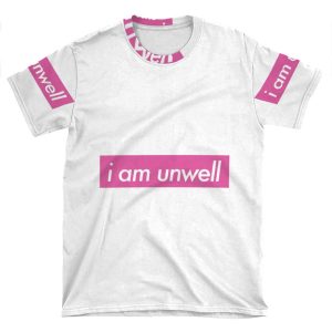 I Am Unwell Call Her Daddy Sticker AOP T-shirt Tee