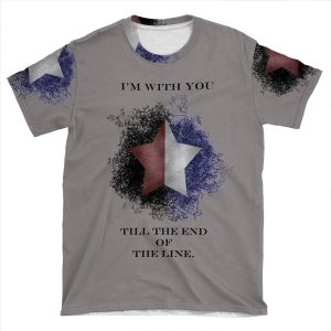 I'M With You Till The End Of The Line AOP T-shirt Tee