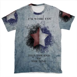 I'M With You Till The End Of The Line Ver2 AOP T-shirt Tee