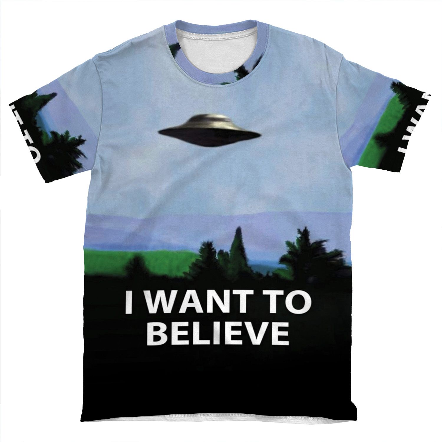 I Want To Believe 2 AOP T-shirt Tee