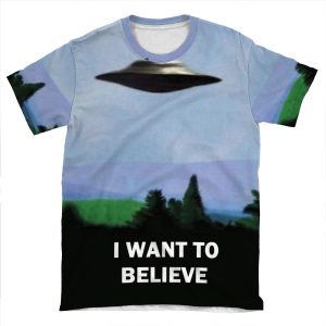 I Want To Believe 3 AOP T-shirt Tee