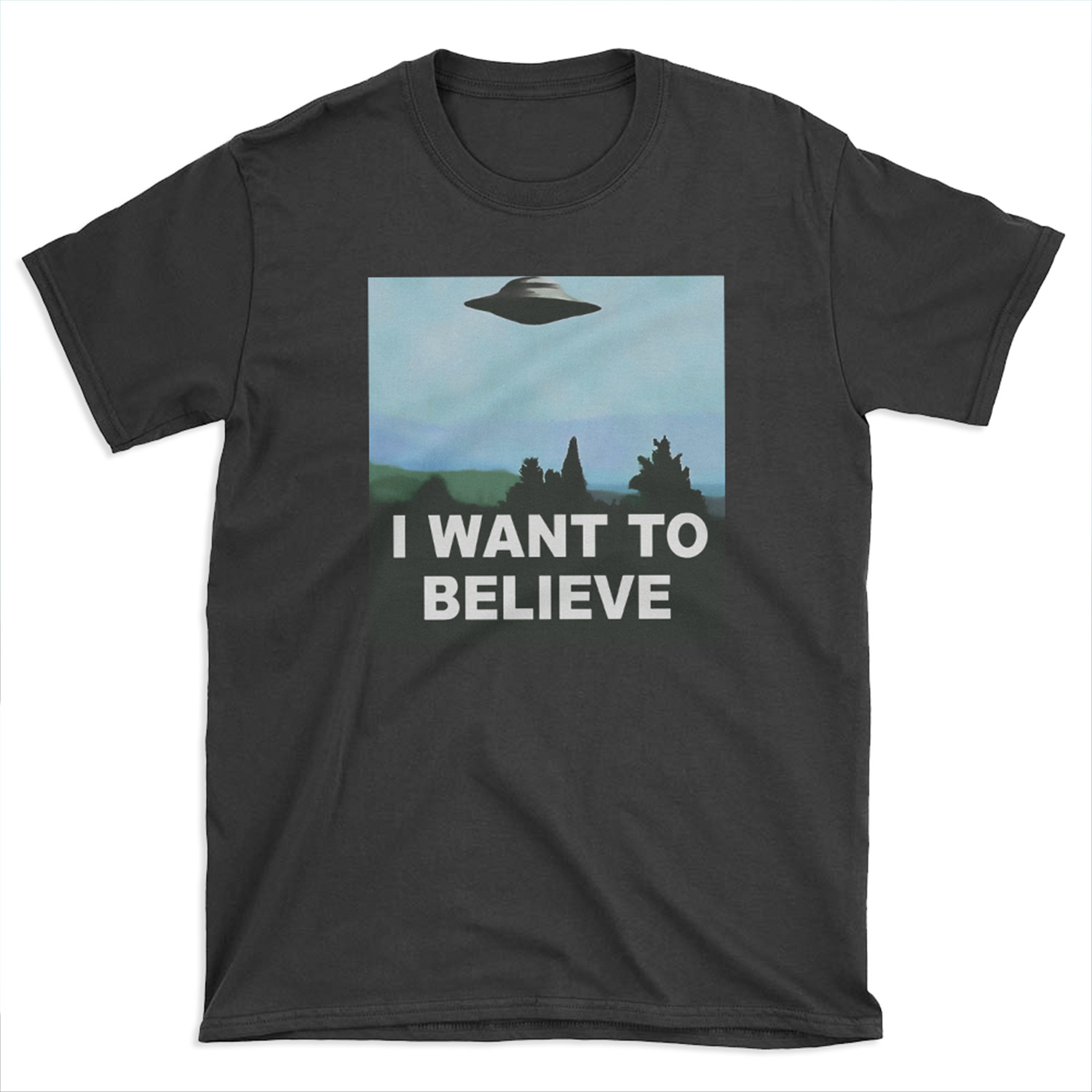 I want to believe, x-files poster T-shirt Tee