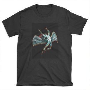 ICARUS THROWS THE HORNS - dark shadows *awesome UNLISTED designs in my portfolio* T-shirt Tee