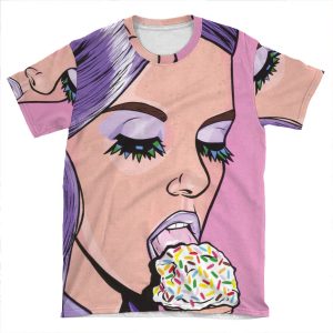 Ice Cream Girl AOP T-shirt Tee
