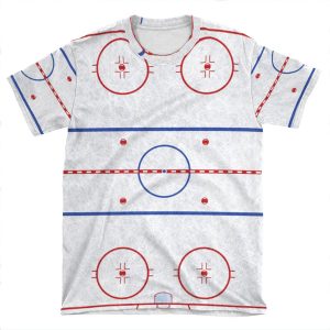 Ice Hockey Rink AOP T-shirt Tee