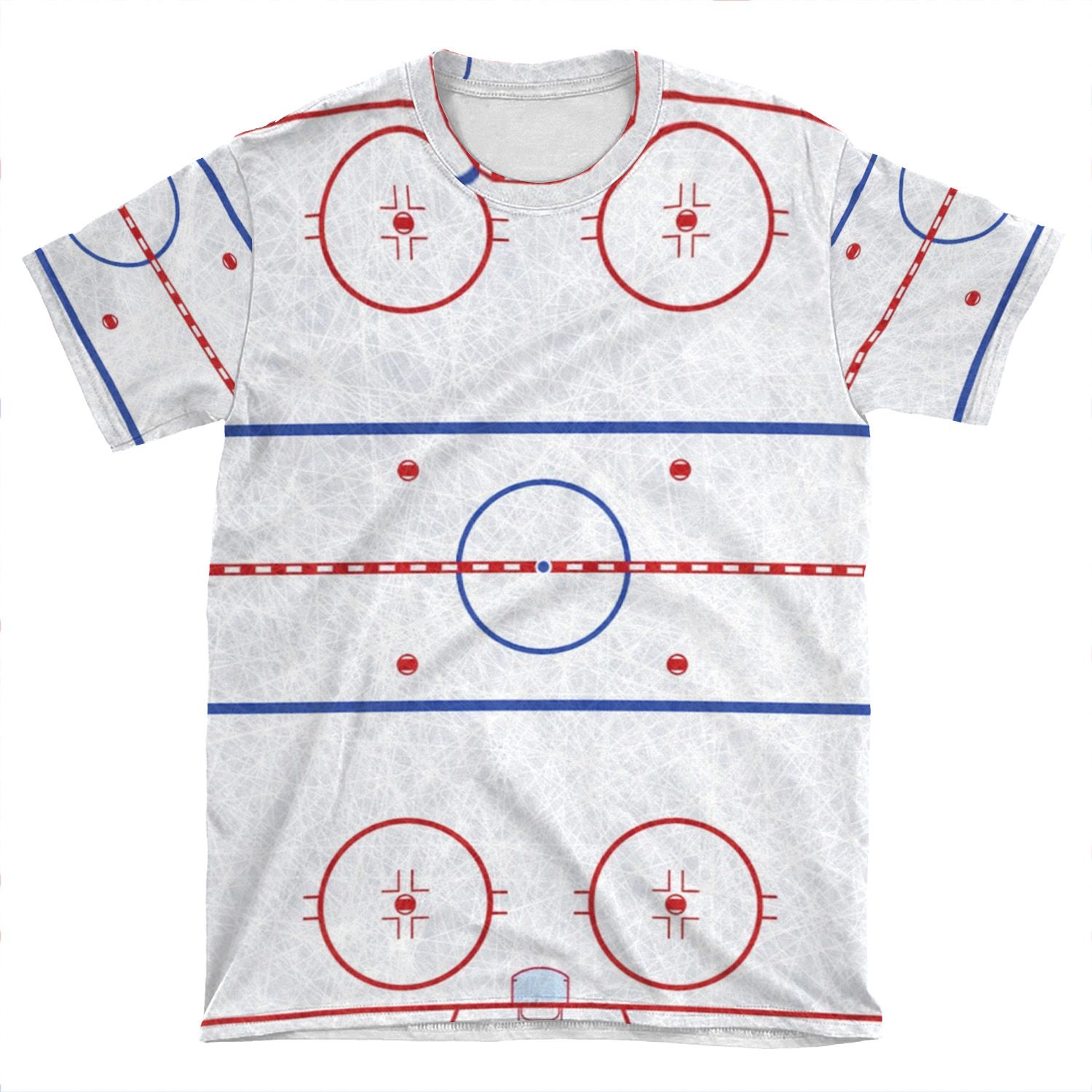 Ice Hockey Rink AOP T-shirt Tee