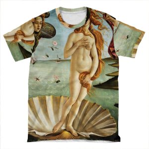 Iconic Sandro Botticelli The Birth Of Venus AOP T-shirt Tee