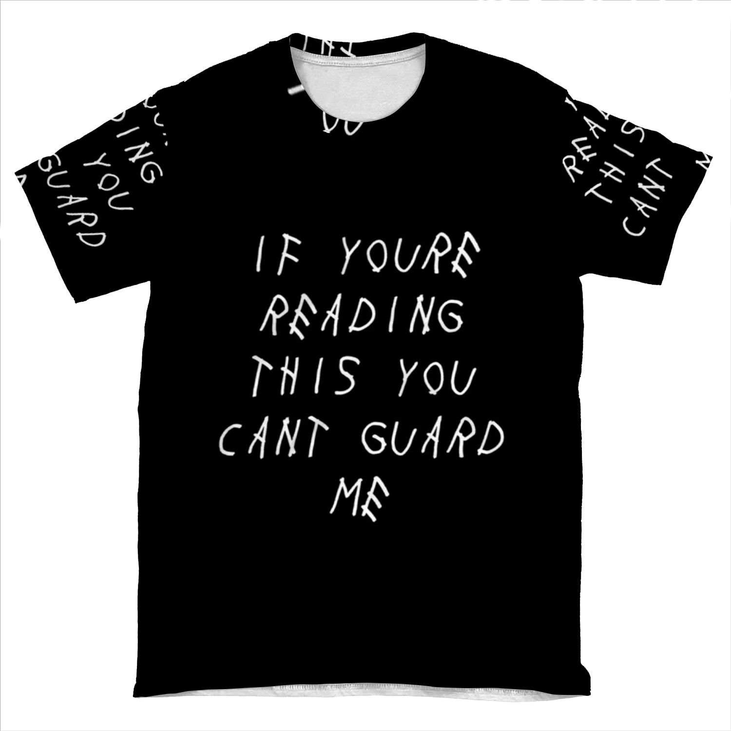 If You'Re Reading This You Can't Guard Me - Basketball AOP T-shirt Tee