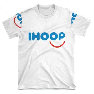 Ihoop White Phone AOP T-shirt Tee
