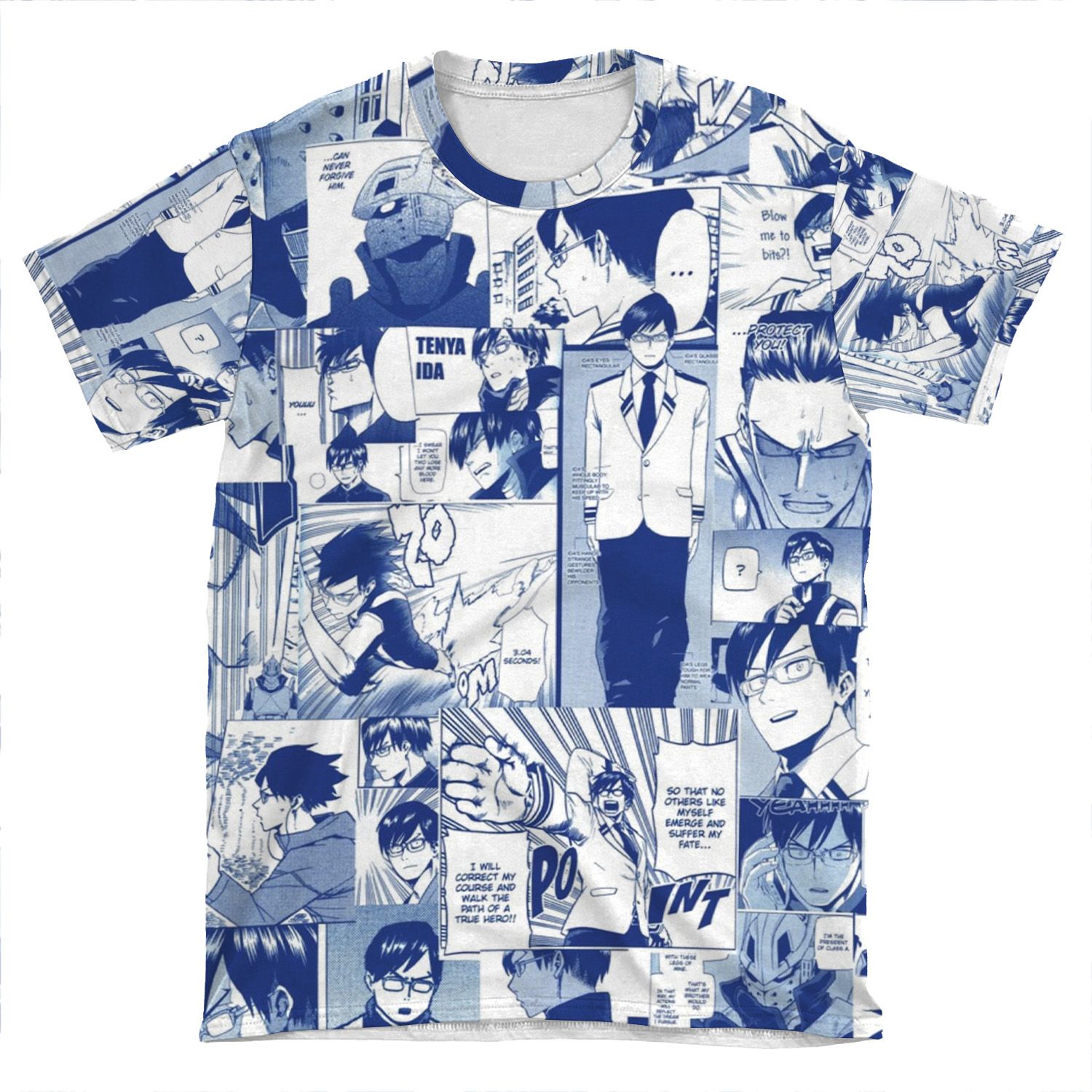 Iida Tenya Collage Shirt AOP T-shirt Tee