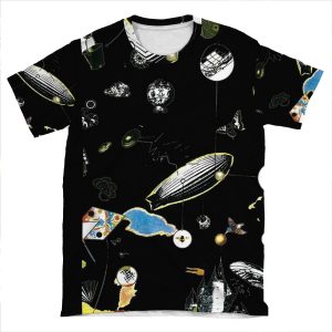 Iii Black AOP T-shirt Tee