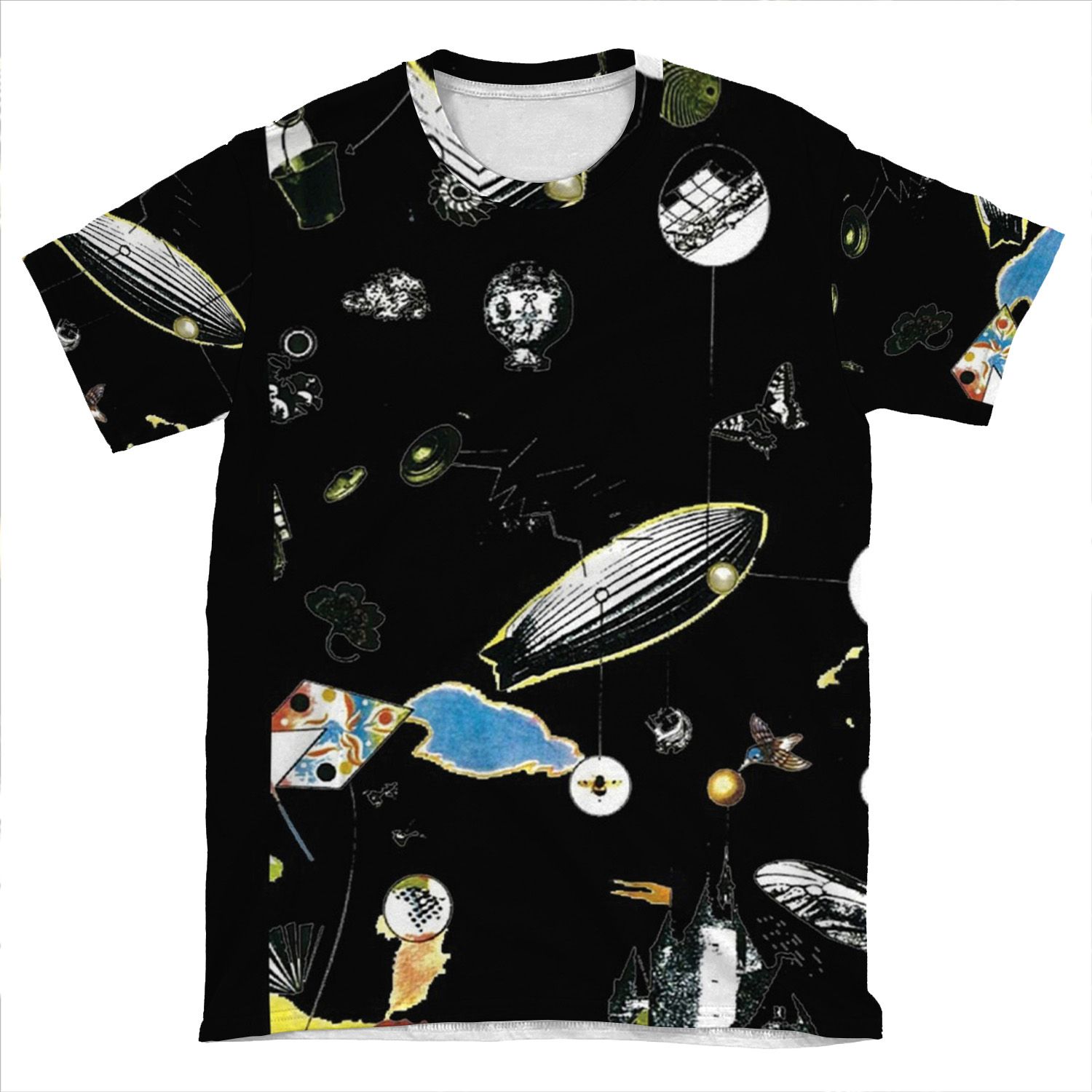 Iii Black AOP T-shirt Tee