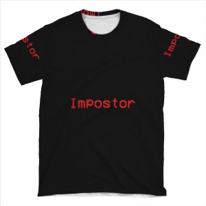Impostor Among Us Game AOP T-shirt Tee