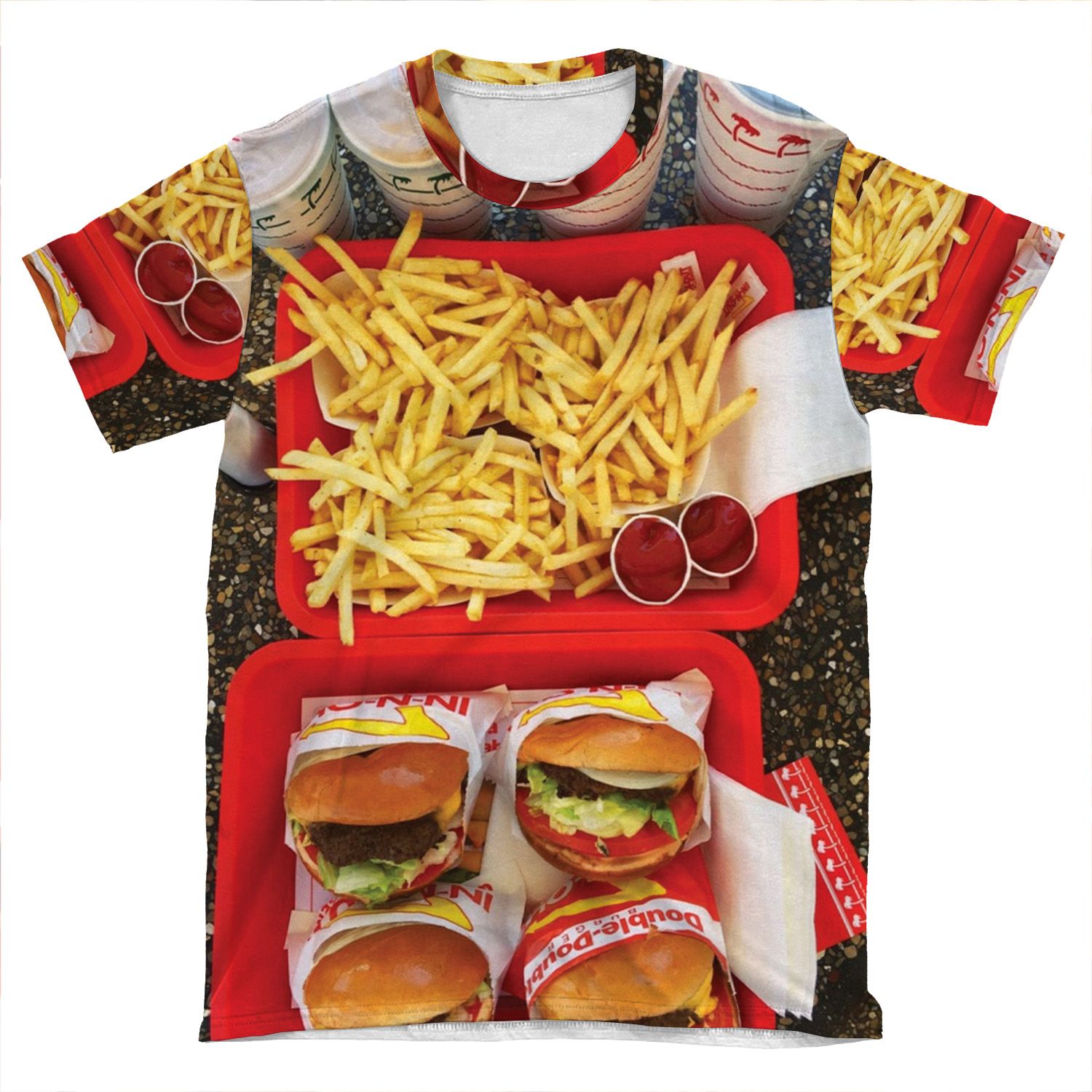 In N' Out AOP T-shirt Tee