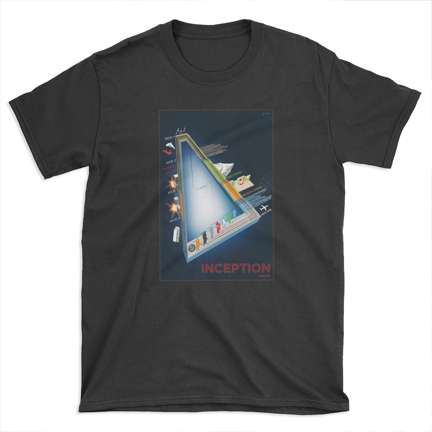 Inception Timeline T-shirt Tee