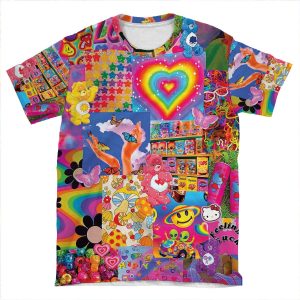 Indie Saturated AOP T-shirt Tee