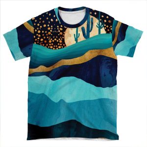 Indigo Desert Night AOP T-shirt Tee