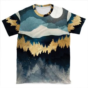 Indigo Night AOP T-shirt Tee