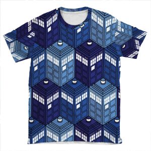 Infinite Phone Boxes AOP T-shirt Tee