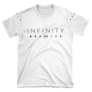 Infinity - Black Clean AOP T-shirt Tee