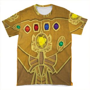 Infinity Gauntlet Phone AOP T-shirt Tee