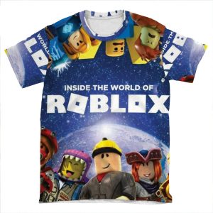 Inside The World Of Roblox - Games AOP T-shirt Tee