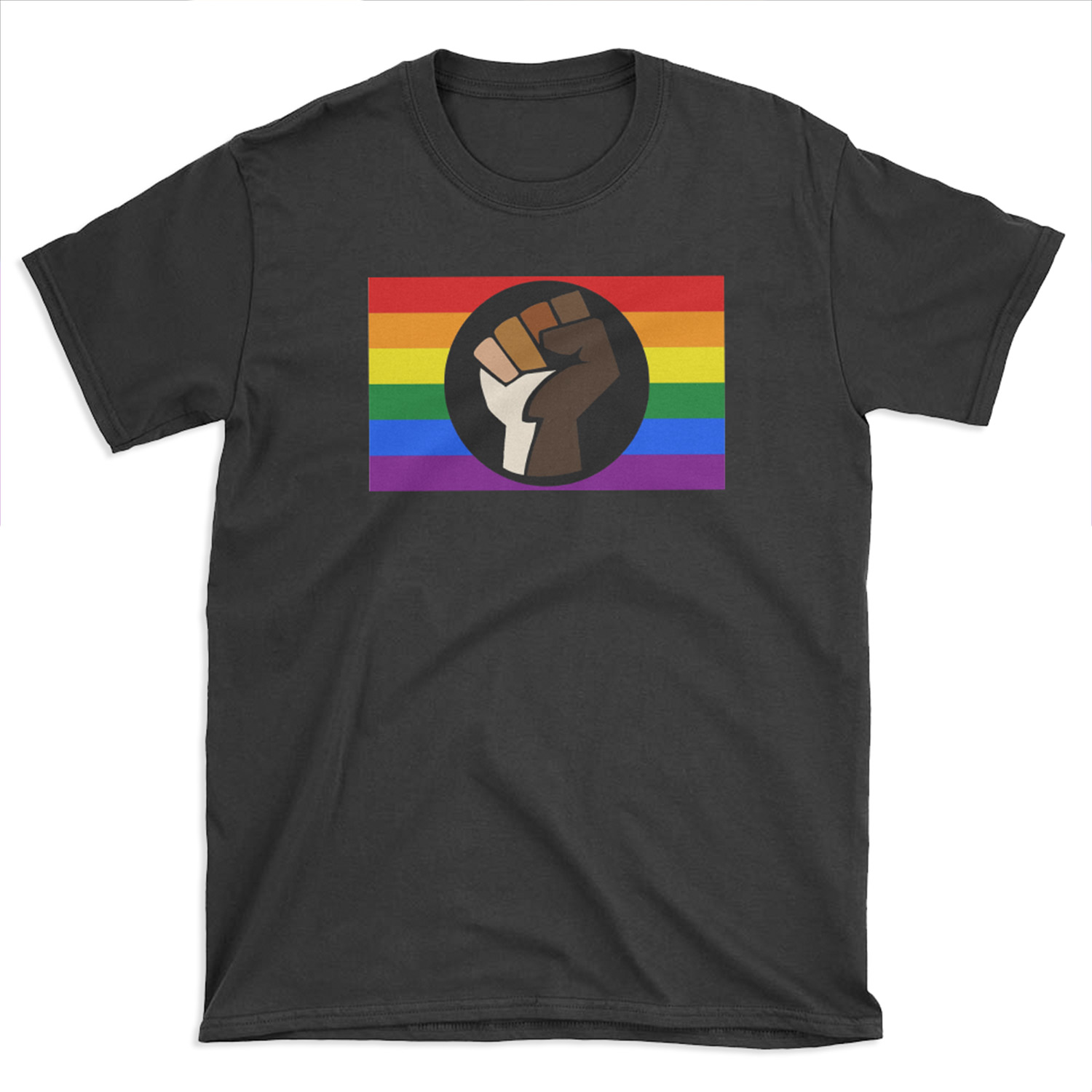 Intersectional Pride Flag T-shirt Tee