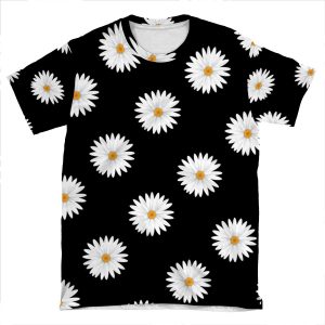 Iphone / Android Phone S - Daisy Flower Phone AOP T-shirt Tee