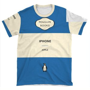 Iphone Penguin Classic Blue AOP T-shirt Tee