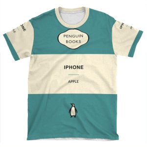 Iphone Penguin Classic Case - Aqua AOP T-shirt Tee