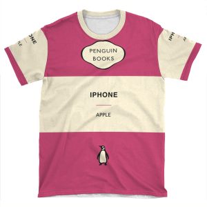 Iphone Penguin Classic - Pink AOP T-shirt Tee