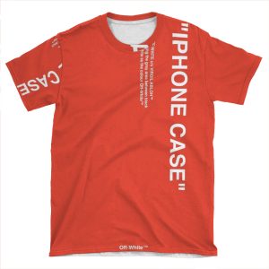 Iphone Red AOP T-shirt Tee