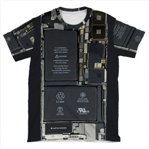 Iphone X Inside AOP T-shirt Tee
