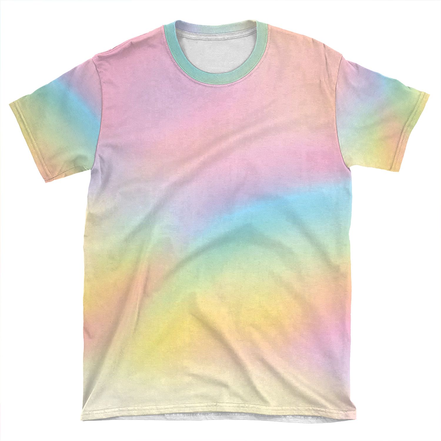 Iridescent Aesthetic Color AOP T-shirt Tee