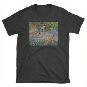 Irises In Monet's Garden At Giverny by Claude Monet T-shirt Tee