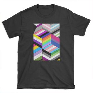 Isometric LGBTQ+ Pride flags T-shirt Tee