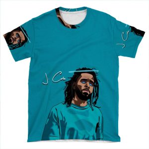 J. Cole 2 AOP T-shirt Tee